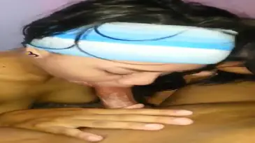 ABG Bandana Biru Nyepong Sampai Lendir Putih Keluar