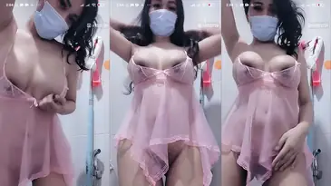 Citra Tobrut Lepas Hijab Mandi